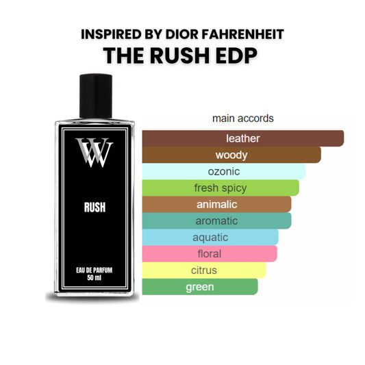 Rush 50ml - Inspired by Dior Fahrenheit