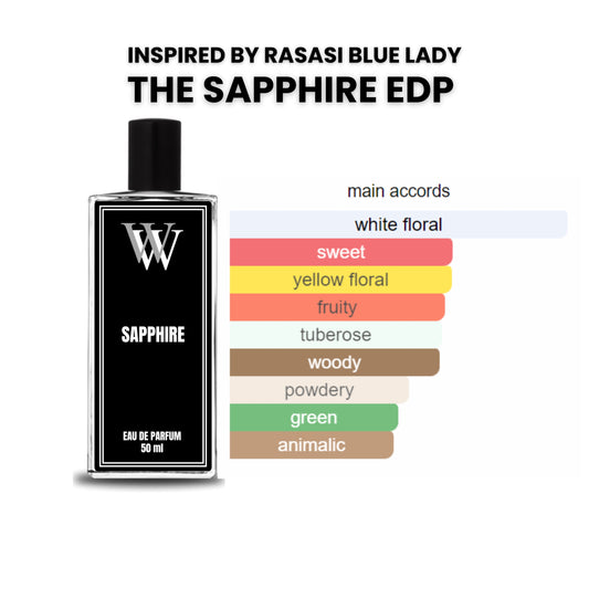 Sapphire 50ml - Inspired by Rasasi Blue Lady