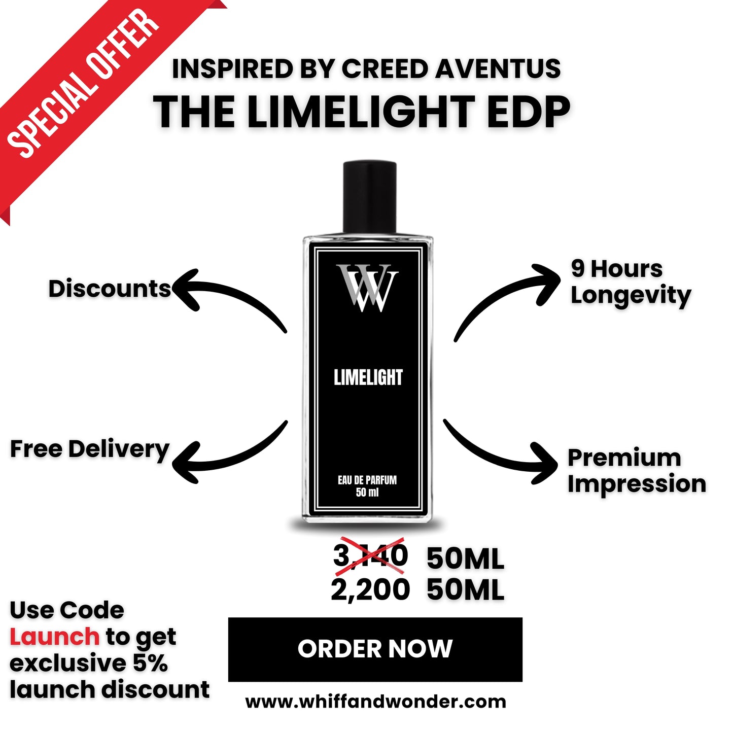 LimeLight 50ml - Inspired by Creed Aventus